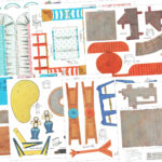 Papier Puppenhaus Möbel Printable Digitaler Download Bild Pdf Throughout Printable Paper Doll Furniture