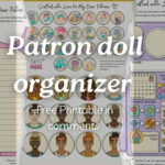 Patron Doll Organizer | Free Printable In Comments | Clear Pdf | With Printable Paper Doll Organizer