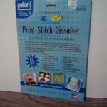 Pellon Needlework Print Stitch Dissolve Water Soluble Paper Stabilizer 12  Sheets Throughout Printable Paper That Dissolves In Water