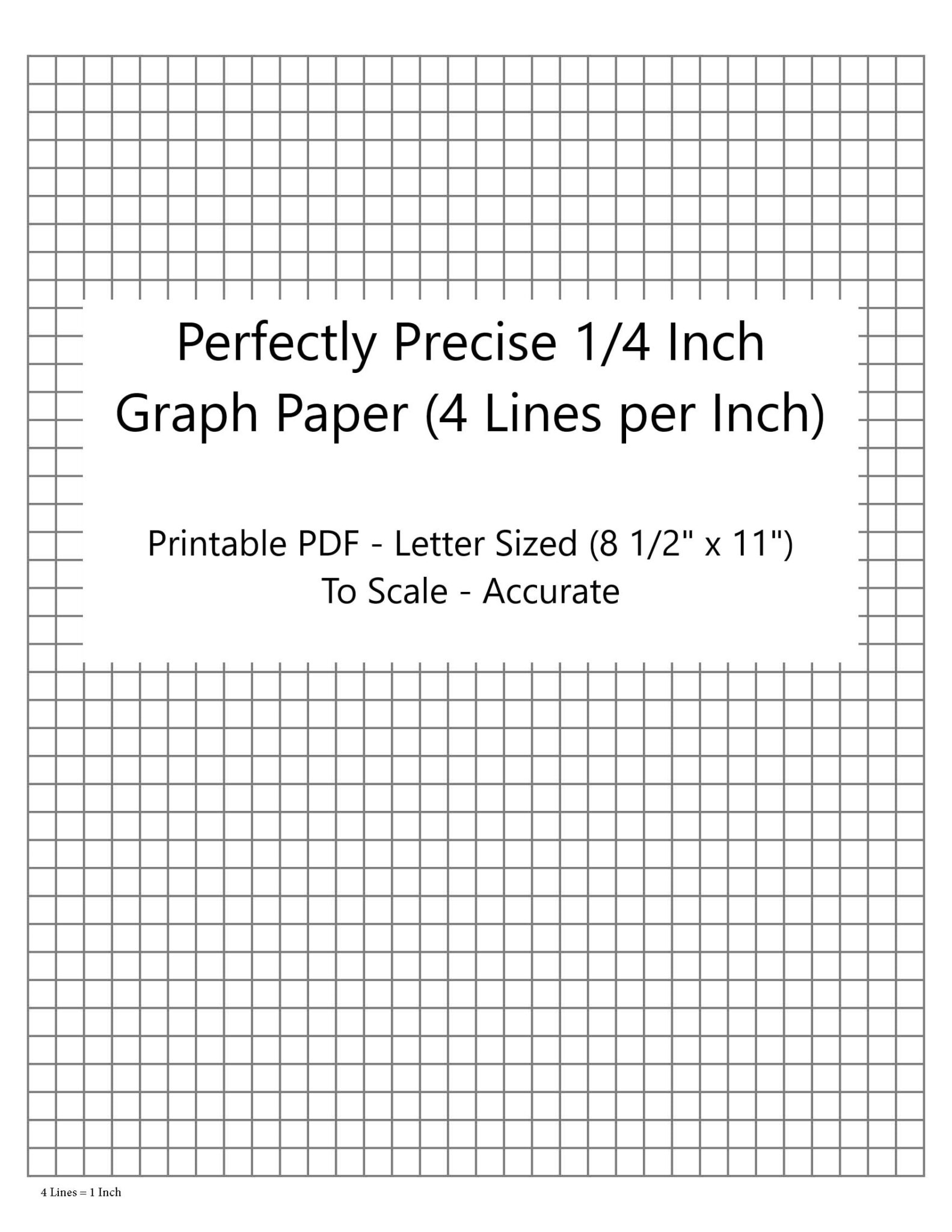 Printable Full Page Graph Paper | Grid Paper Printable