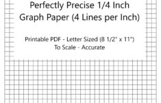 Perfectly Scaled And Precise Printable Graph Paper - 4/4 - 1/4 Inch (4  Lines Per Inch) within Printable 1/4 Graph Paper