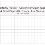 Perfectly Scaled And Precise Printable Graph Paper   A4   1 Centimeter  Square   Metric   Etsy.de With Regard To Printable Graph Paper UK