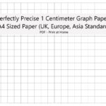 Perfectly Scaled And Precise Printable Graph Paper   A4   1 Centimeter  Square   Metric   Etsy.de Within 1 Inch Printable Graph Paper