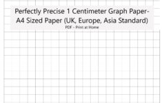 Perfectly Scaled And Precise Printable Graph Paper - A4 - 1 Centimeter  Square - Metric inside 1 Cm Square Graph Paper Printable