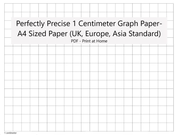 Printable 1 Cm Graph Paper