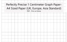 Perfectly Scaled And Precise Printable Graph Paper - A4 - 1 Centimeter  Square - Metric throughout Printable Centimeter Graph Paper