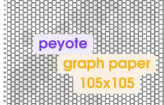 Peyote Graph Paper 105 Columns - Etsy inside Peyote Stitch Graph Paper Printable