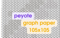 Peyote Graph Paper 105 Columns - Etsy with regard to Printable Peyote Graph Paper