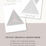 Peyote Triangle Graph Paper   Beading Graphs Regarding Printable Triangle Beading Graph Paper