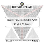 Peyote Triangle Graph Paper   Beading Graphs With Regard To Printable Triangle Beading Graph Paper