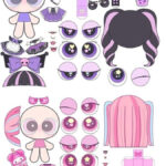 Pinamy Ottoson On Kawaii | Hello Kitty Colouring Pages, Paper Intended For Kuromi Paper Doll Printable