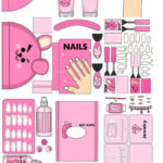 Pincati On Salvamentos Rápidos | Paper Doll Template With Printable Paper Nails