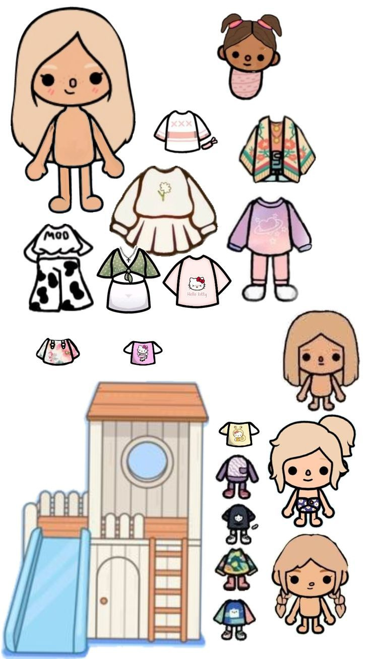 Pinchristin Hochgräfe On Toca Boca In 2025 | Paper Doll pertaining to Printable Paper Dolls Toca Boca