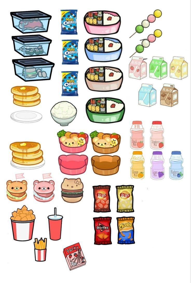 Pindimariela On Colagem De Foto Na Parede | Paper Dolls Diy in Printable Paper Food