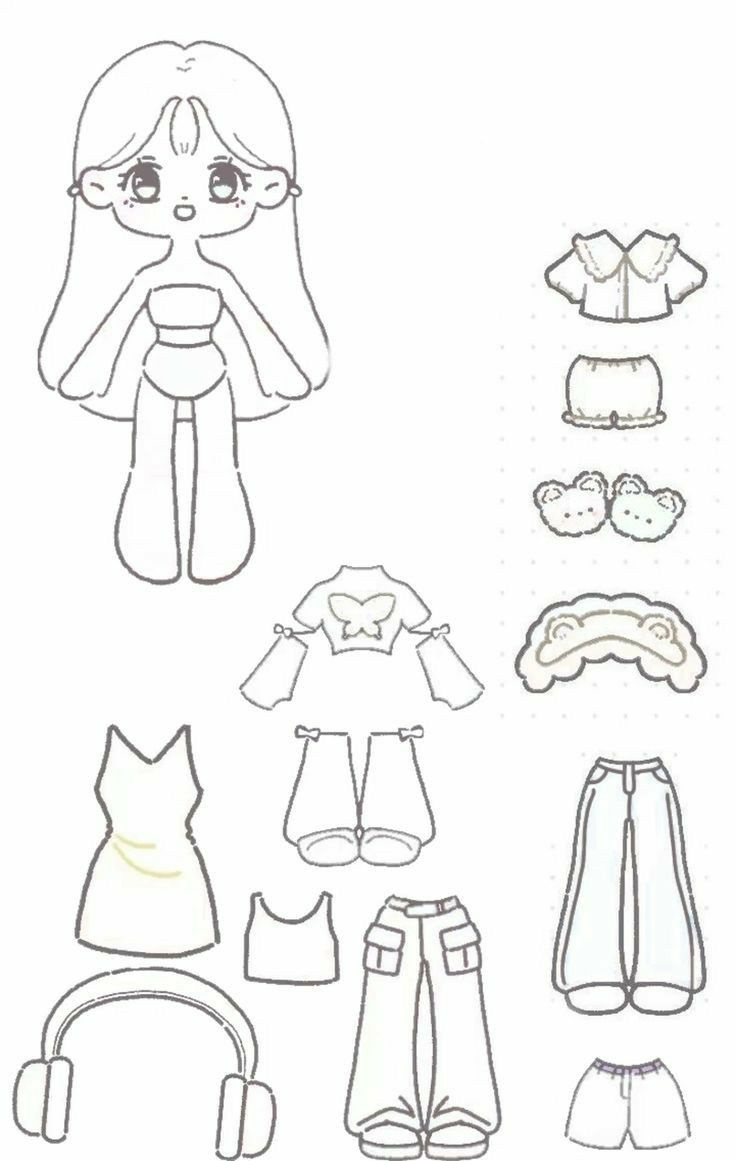 Pinmirlena❤️ On 3D Обои | Paper Doll Template, Paper Doll within Printable Paper Doll 3D