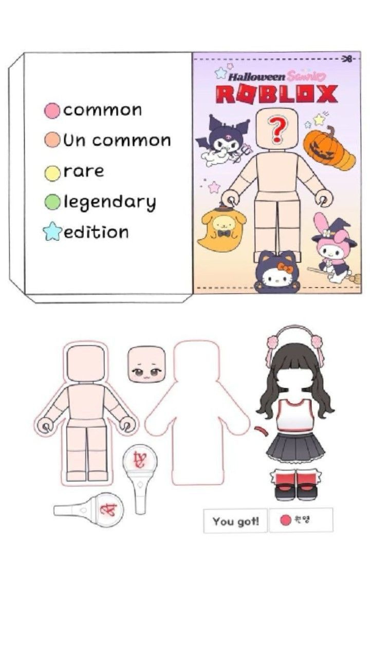 Pinterest | Giocattoli Di Carta, Modello Di Bambola Di Carta in Roblox Paper Doll Printable