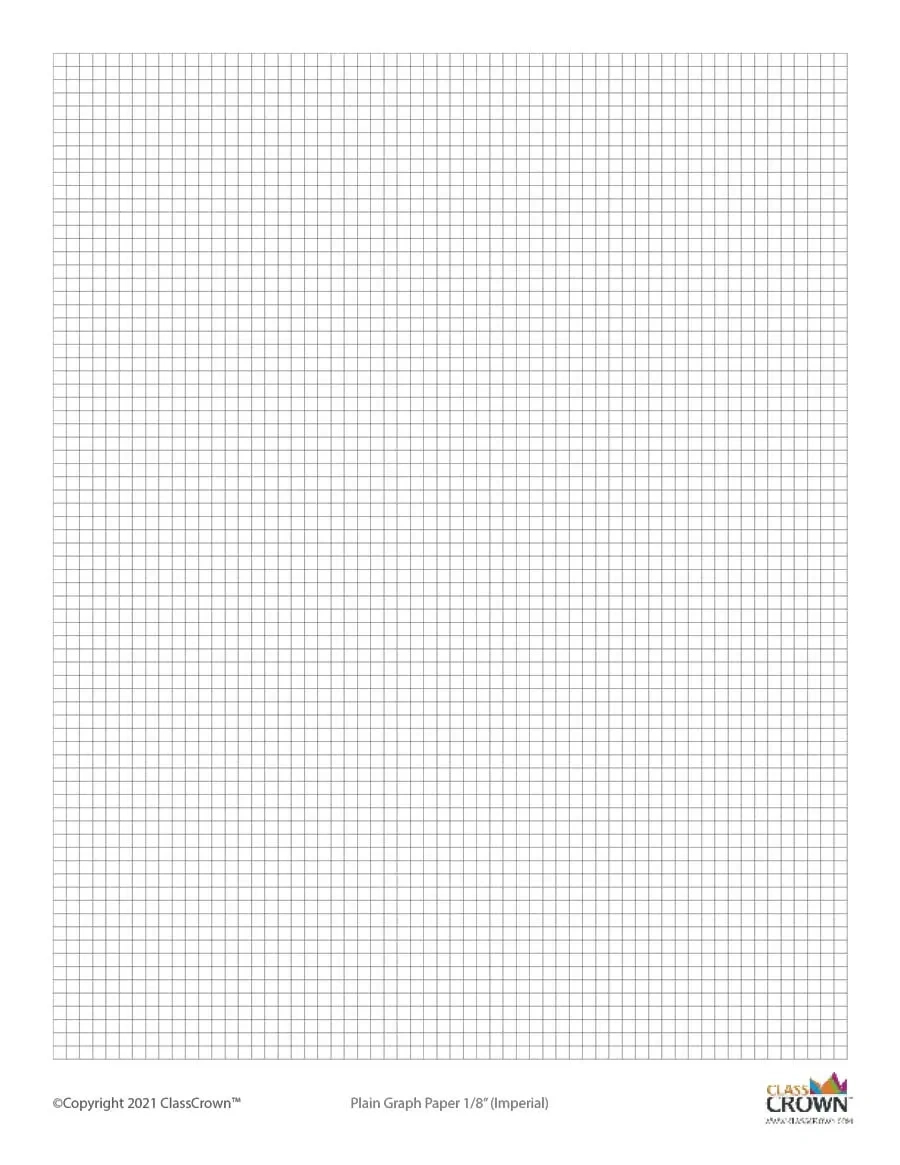 Plain Graph Paper | Classcrown with Printable Plain Graph Paper