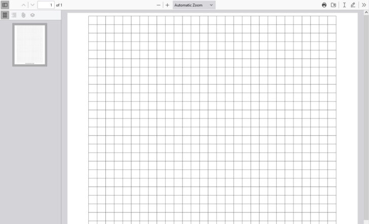 A4 Graph Paper Printable