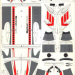 Plane Papercraft Flyable 4D Model Paper Airplane Template Of Pertaining To Printable Paper Aircraft Models