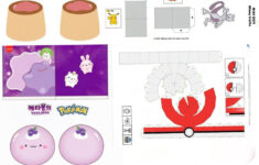 Pokémon Blind-Bag Template for Printable Paper Blind Bag Template