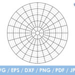 Polar Circle Graph Paper Template, Circular Graph Paper, Radial Regarding Circle Graph Paper Printable