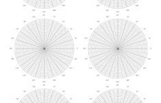 Polar Graph Paper (Pdf) | Graph Paper Page within Printable Graph Paper 6 Per Page