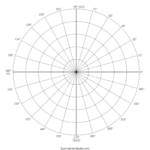 Polar Graph Paper (Printable Pdf With Radians And Degrees) – Free With Printable Polar Graph Paper