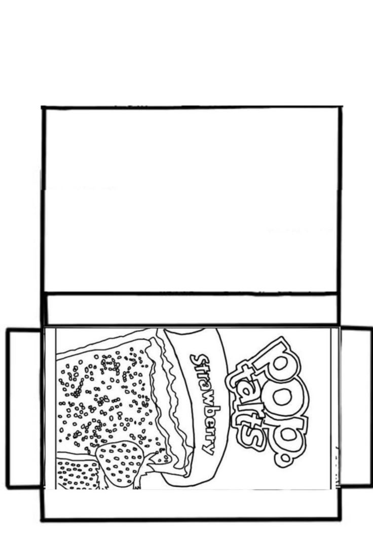 Pop Tart Paper Squishy Template Free 🌺🌴🌊🥥🍓 in Printable Paper Squishy Template Candy