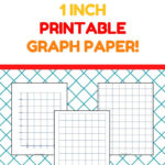 Precise 1 Inch Graph Paper Templates: Free & Printable   The Regarding Printable One Inch Graph Paper