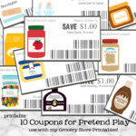 Pretend Play Coupons Grocery Store Printables Instant Download   Etsy In Printable Paper Store Coupon
