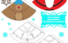Printable 3D Christmas Decorations inside Printable Paper Christmas Decorations