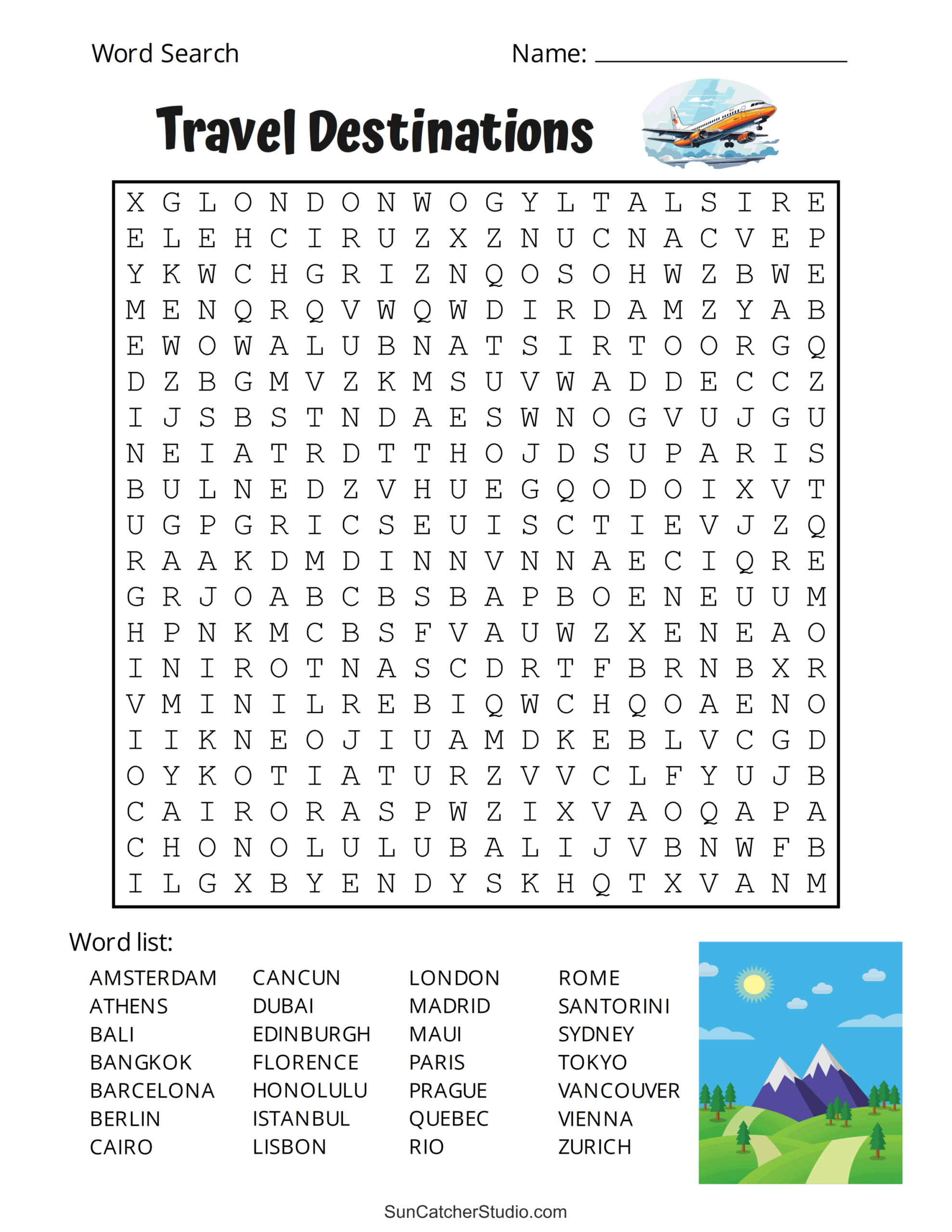 Printable Adult Word Search Puzzles (Word Find) – Free Printables within Free Printable Paper Puzzles