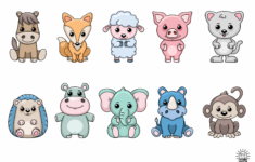 Printable Animal Paper Finger Puppets | Amax Kids with Printable Paper Animals