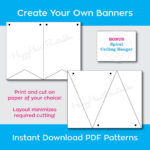 Printable Banner Pattern   Banner Template   Create Your Own Pertaining To Printable Paper Banner Template