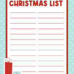 Printable Christmas Lists   25 Free Printables | Printabulls Within Christmas List Printable Paper
