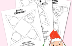 Printable Christmas Ornaments - Kara Creates with regard to Printable Paper Christmas Ornaments
