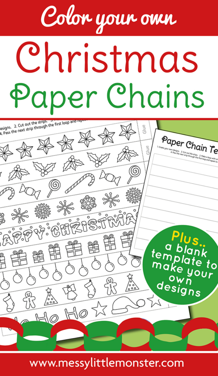 Christmas Printable Paper Chains