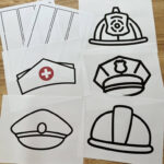 Printable Community Helpers Hats For Kids   Celebrating With Kids Intended For Community Helpers Printable Paper Hats Free