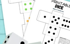 Printable Dice Template (How To Make Paper Dice) pertaining to Printable Paper Dice Template
