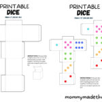 Printable Dice Template (How To Make Paper Dice) Within Printable Paper Dice Template