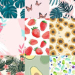 Printable Digital Paper With Floral Patterns For Pattern Printable Paper