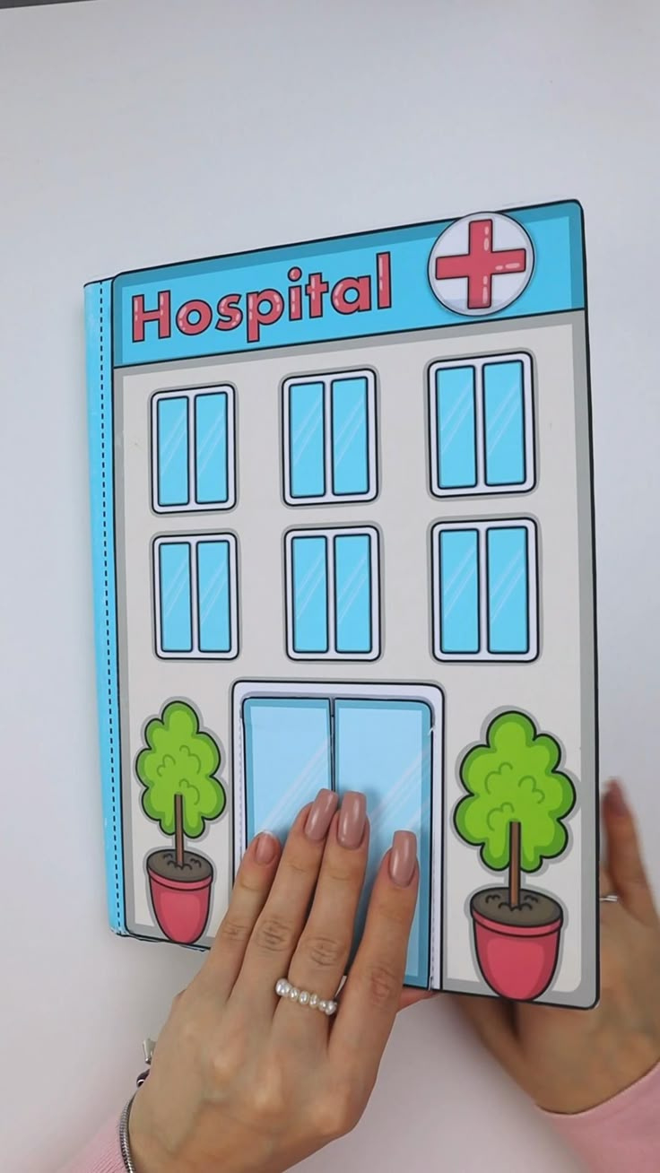 Printable Diy Hospital For Paper Dolls for Printable Paper Hospital