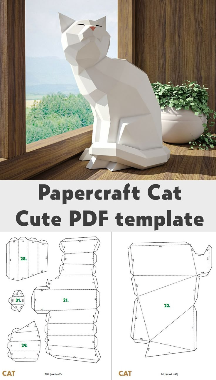Printable Free Papercraft Templates Pdf B6 regarding Printable Paper Crafts Templates