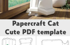 Printable Free Papercraft Templates Pdf B6 within Template Printable Paper Crafts