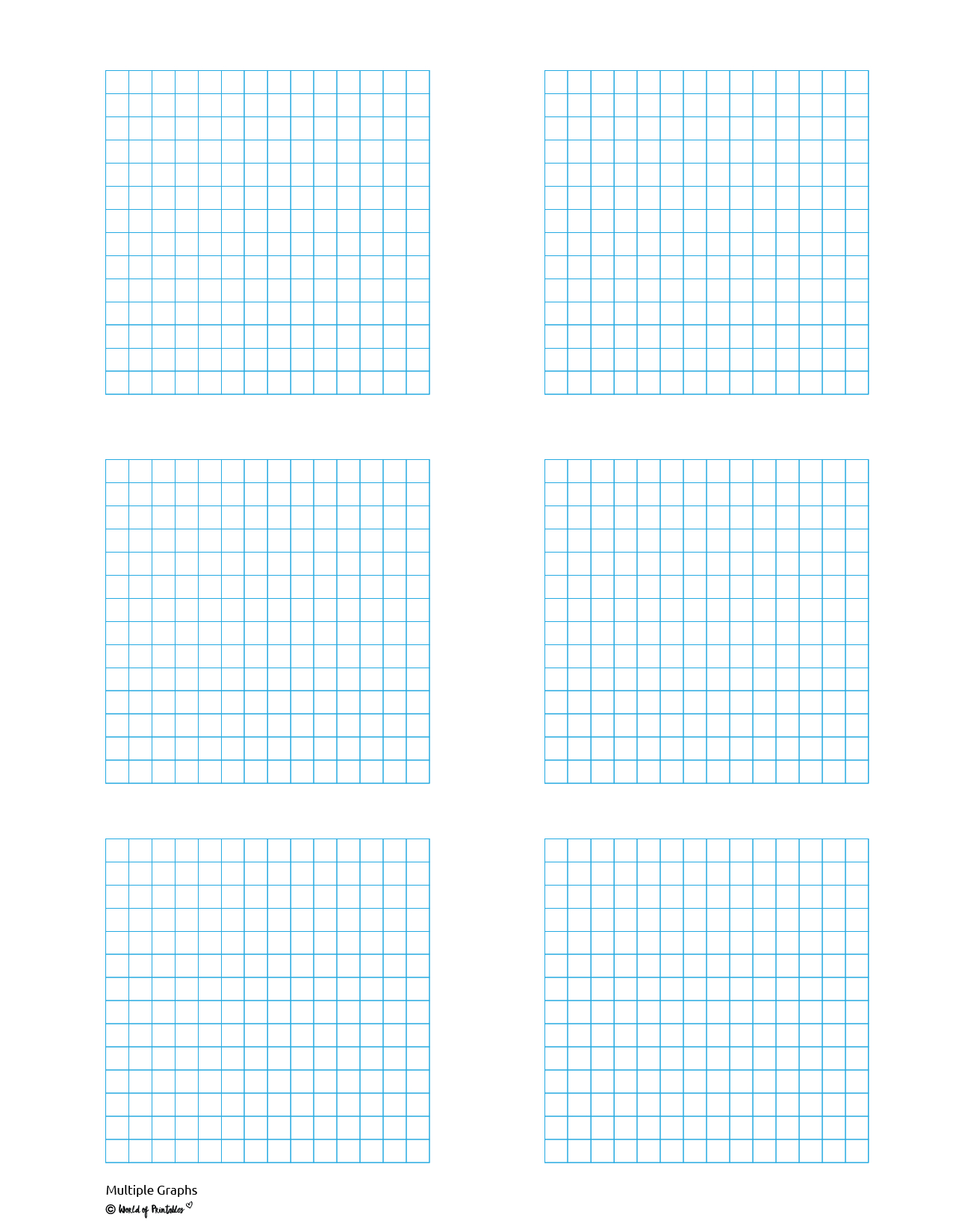 Printable Graph Paper | 12 Styles Of Paper Templates - World Of throughout Printable Graph Paper 6 Per Page