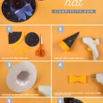 Printable Halloween Party Hats With Printable Paper Witch Hat Template
