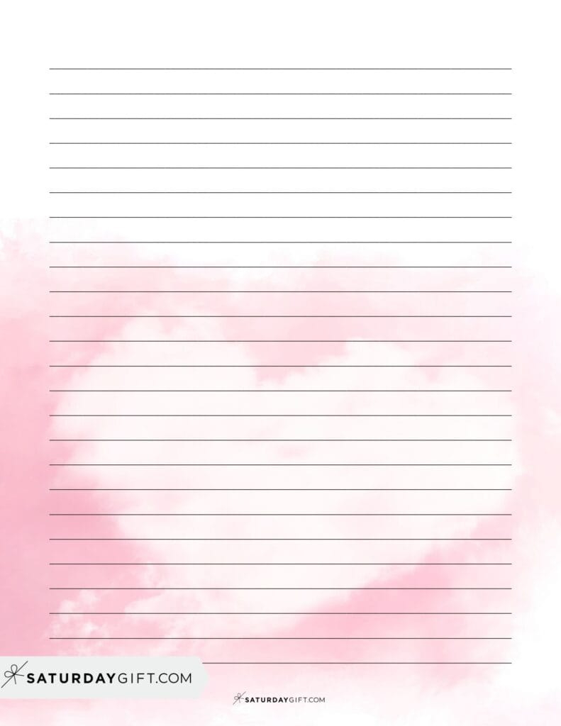 Printable Letter Paper - 37 Cute &amp;amp; Decorative Writing Papers for Printable Paper Letter