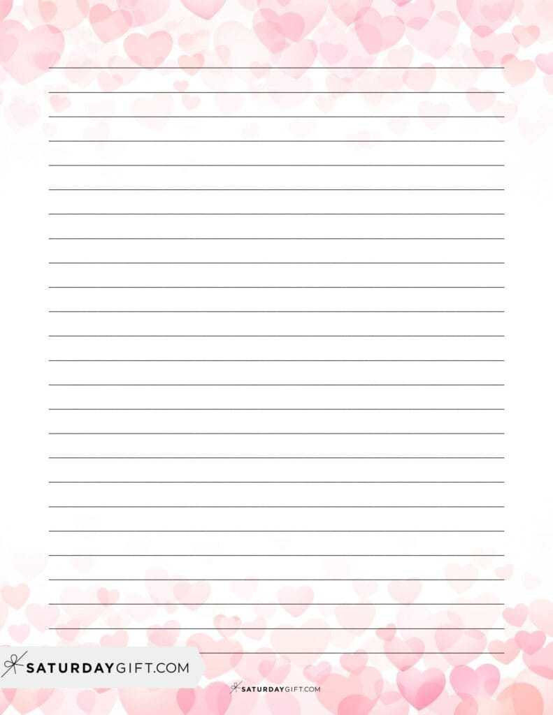 Printable Letter Paper - 37 Cute &amp;amp; Decorative Writing Papers inside Cute Printable Paper