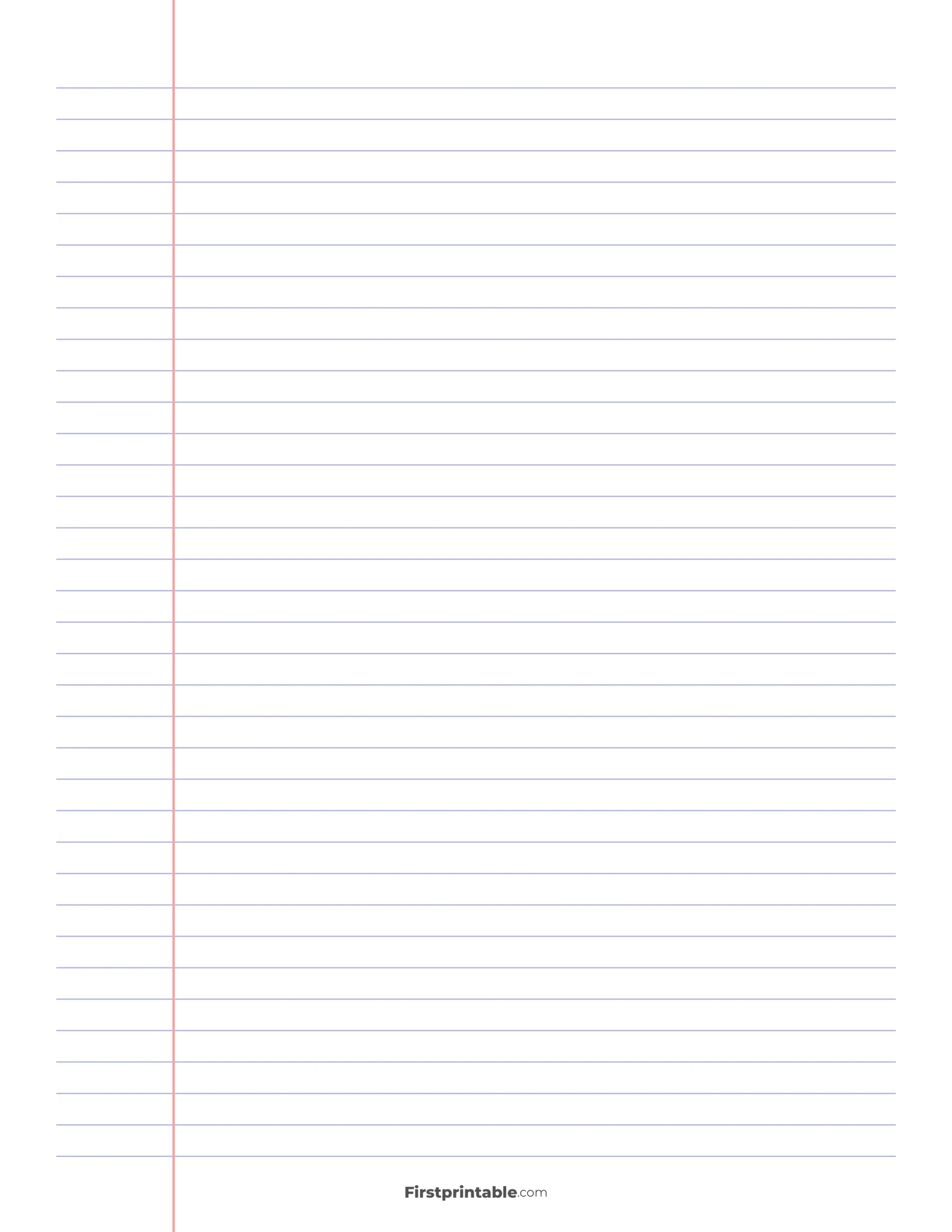 Printable Lined Paper | 30+ Free Templates intended for Ruled Paper Printable