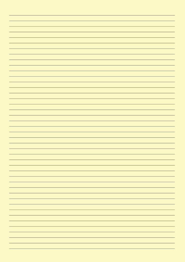 A4 Lined Paper Printable